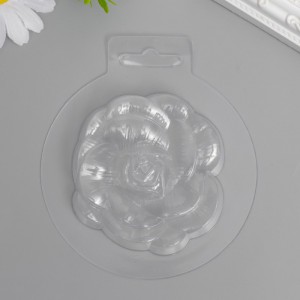 Пластиковая форма "Чайная роза" d-7,5 см