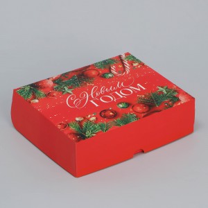 Коробка «Новогоднее настроение», 20*17*6 см