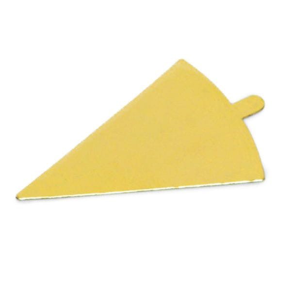 Подложка треугольная 120*90 мм с держателем для пирожных