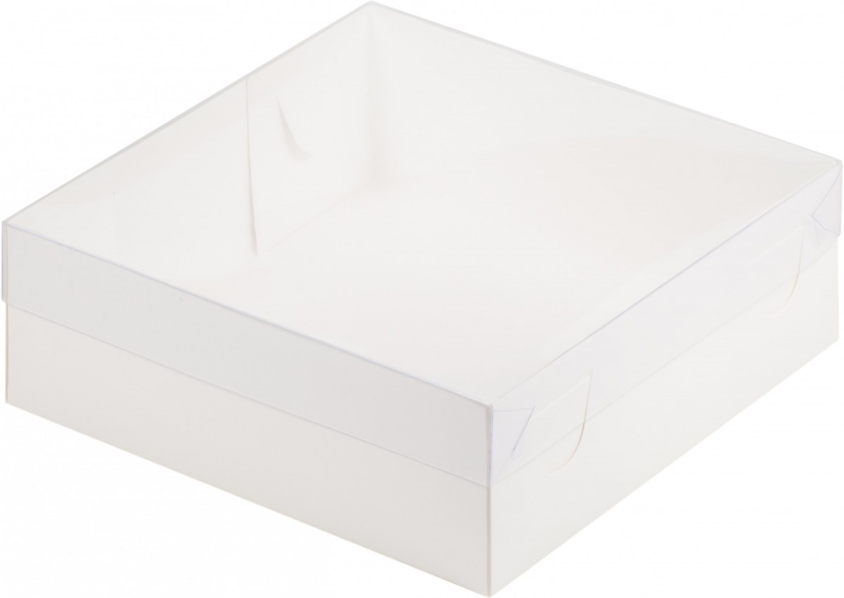 Коробка белая для зефира ПРЕМИУМ 20*20*7 см
