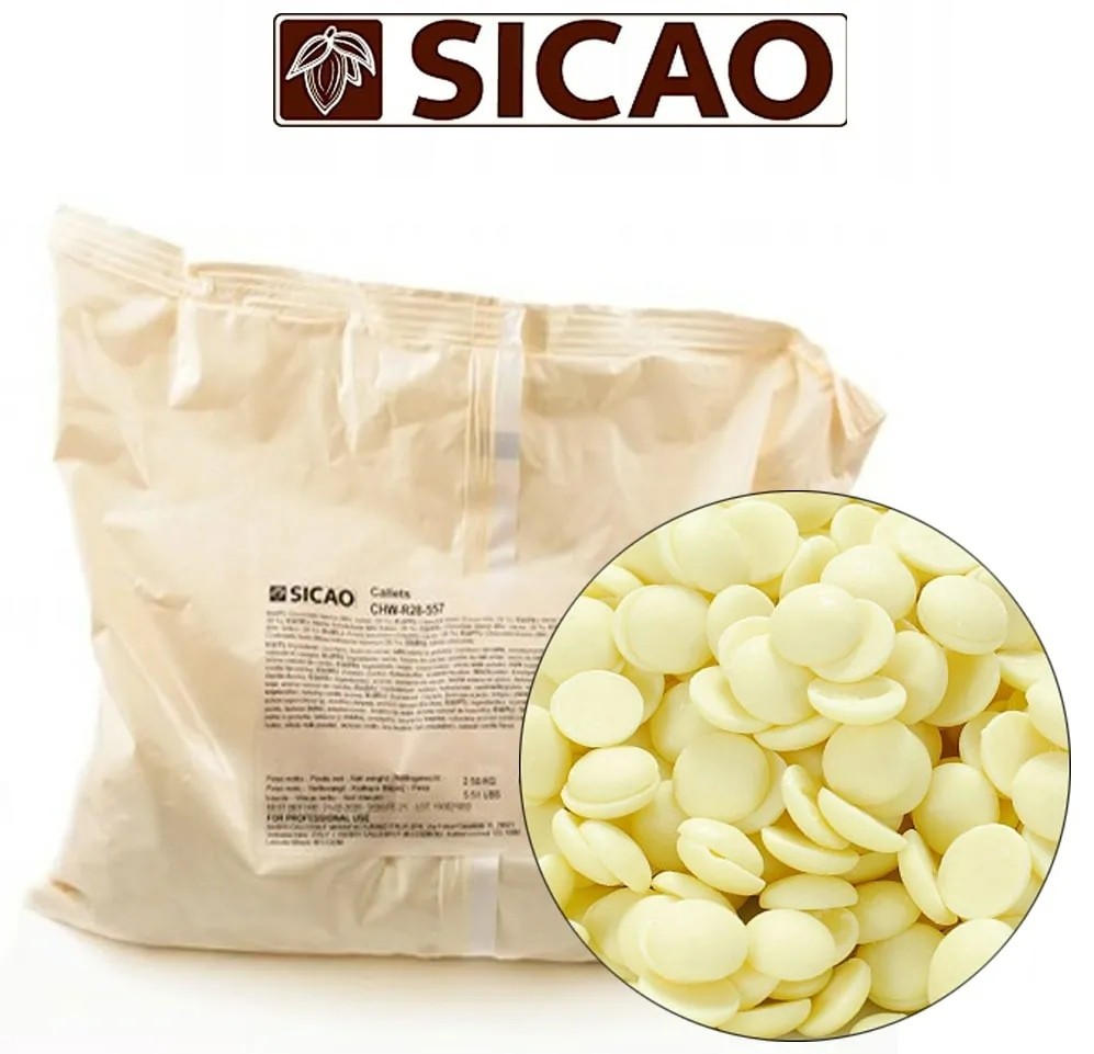 ХИТ! 100 г Шоколад белый Sicao 25,5% (российское производство Callebaut)