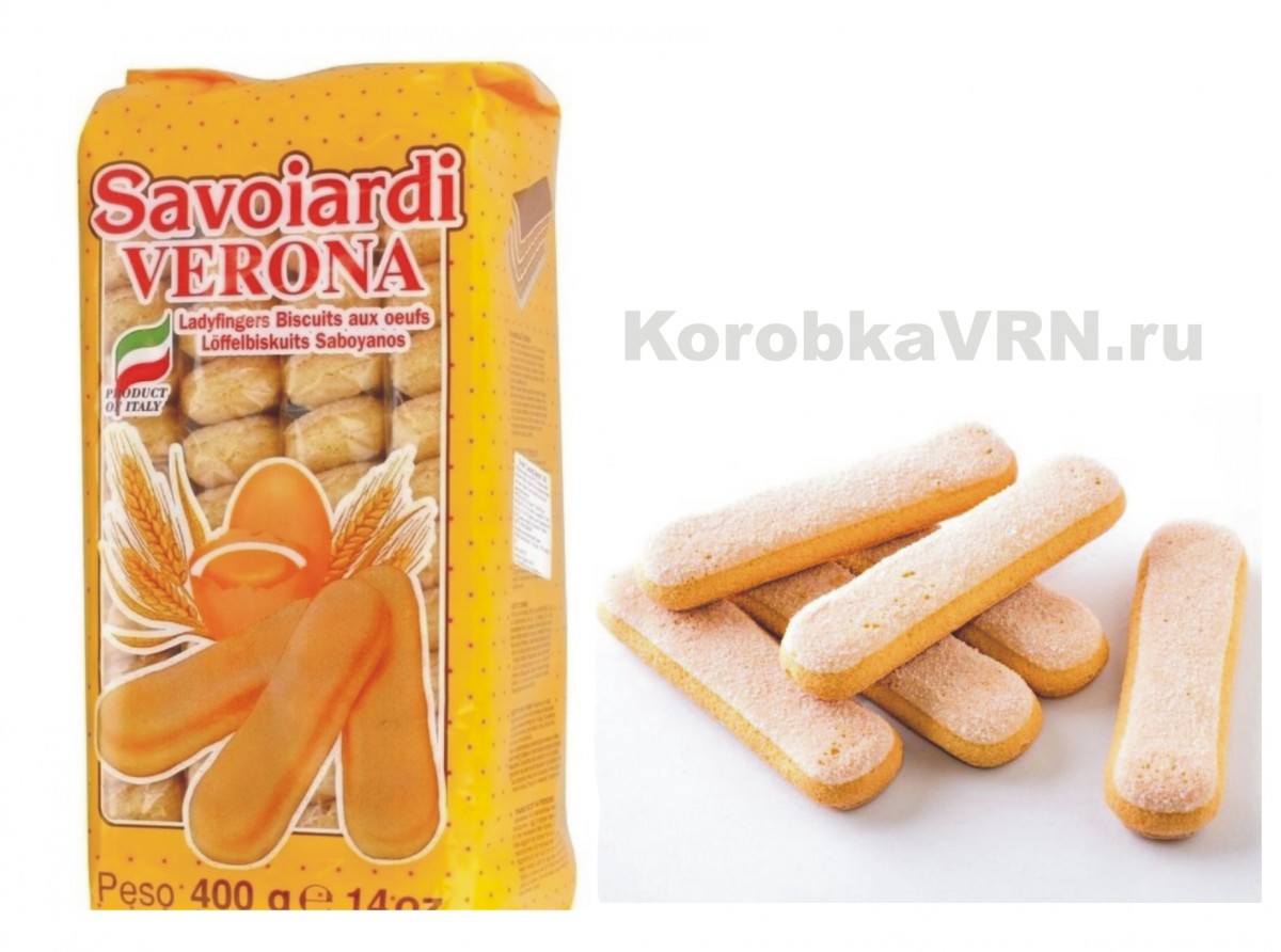 Печенье Савоярди сахарное, Verona, уп. 400 гр