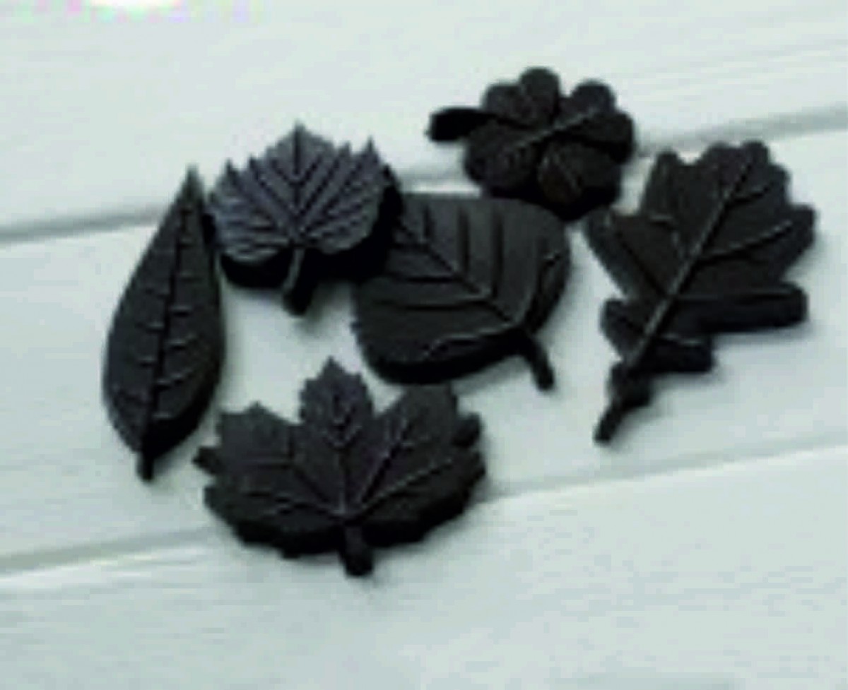 Форма пластиковая для шоколада "Осенние листья" (6 фигур)