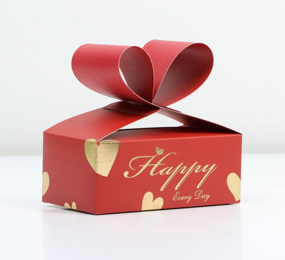 Коробка подарочная для конфет «Бант», 10х6х4 см