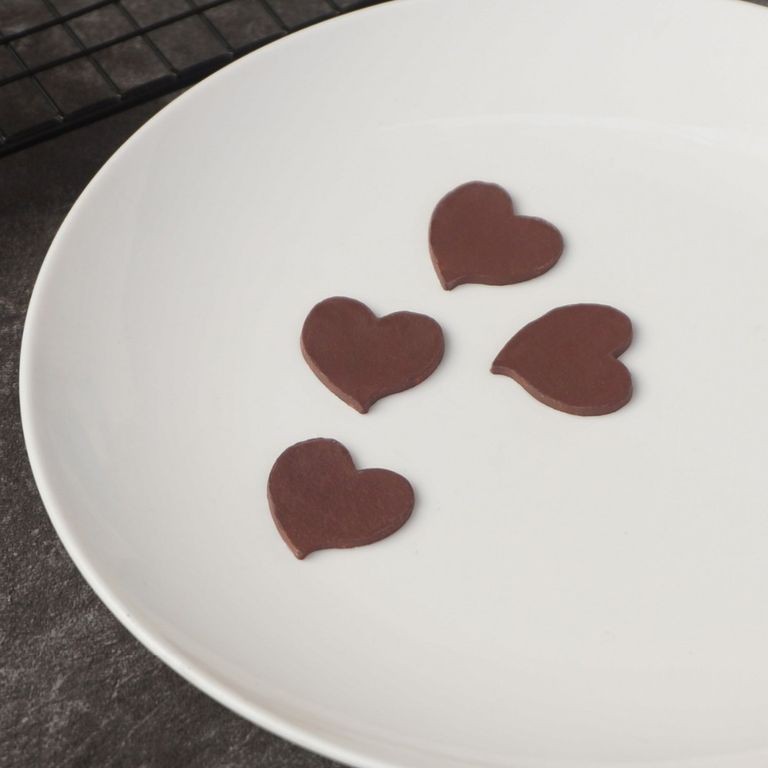 Силиконовый мат для шоколада «Мини сердечки»
