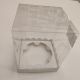 Коробка Купол прозрачный с белым дном 15х15 см, h20 см