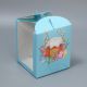 Коробка под кулич «Пасха» голубая, 15×15×18 см (без вкладки)