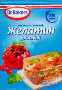 Желатин пищевой говяжий Dr. Baker 220 blum (50 г)