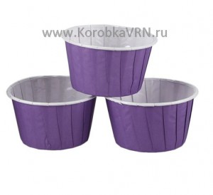 Форма-маффин Фиолетовый с бортиком (50*40 мм)