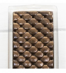 Форма пластиковая для шоколадной плитки "Вязаная" (15 см*7 см)