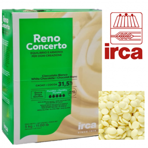 Шоколад белый в дисках 31,5% "RENO CONCERTO BIANCO", IRCA, Италия