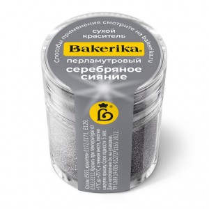 Краситель сухой перламутровый Bakerika «Серебряное сияние» 4 гр
