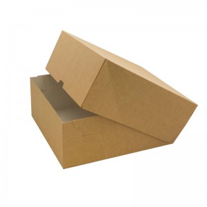 Коробка для торта 255х255х105 мм крафт